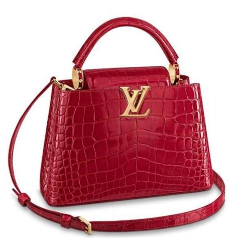 lv capucines mini crocodile